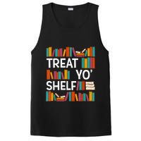 Funny Reading Book Lover Reader Librarian Nerdy Pun PosiCharge Competitor Tank