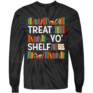 Funny Reading Book Lover Reader Librarian Nerdy Pun Tie-Dye Long Sleeve Shirt