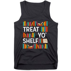 Funny Reading Book Lover Reader Librarian Nerdy Pun Tank Top