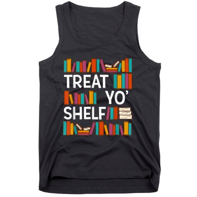 Funny Reading Book Lover Reader Librarian Nerdy Pun Tank Top