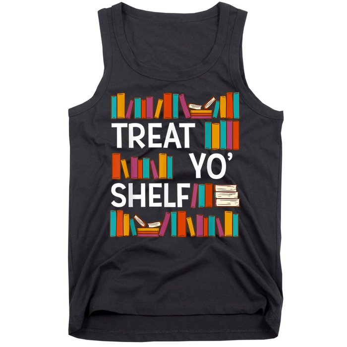 Funny Reading Book Lover Reader Librarian Nerdy Pun Tank Top
