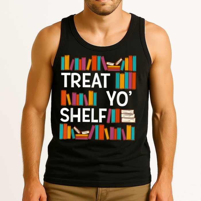 Funny Reading Book Lover Reader Librarian Nerdy Pun Tank Top
