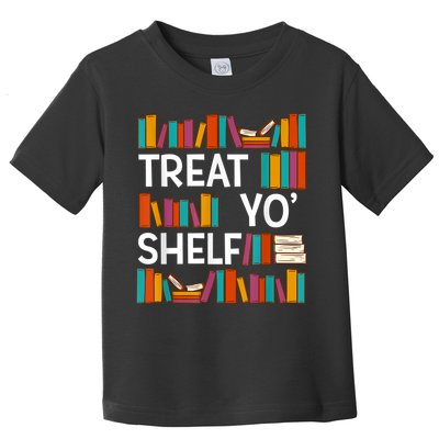 Funny Reading Book Lover Reader Librarian Nerdy Pun Toddler T-Shirt