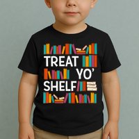 Funny Reading Book Lover Reader Librarian Nerdy Pun Toddler T-Shirt