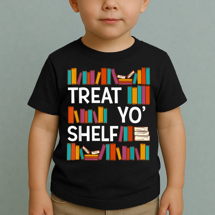Funny Reading Book Lover Reader Librarian Nerdy Pun Toddler T-Shirt