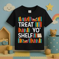 Funny Reading Book Lover Reader Librarian Nerdy Pun Toddler T-Shirt