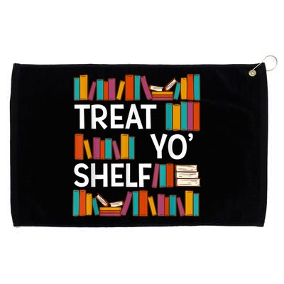 Funny Reading Book Lover Reader Librarian Nerdy Pun Grommeted Golf Towel