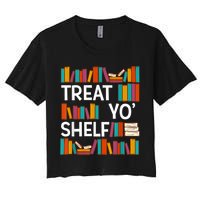 Funny Reading Book Lover Reader Librarian Nerdy Pun Crop Top