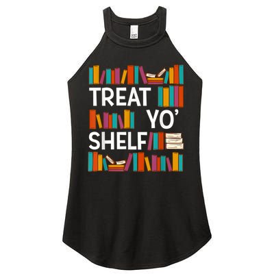 Funny Reading Book Lover Reader Librarian Nerdy Pun Women's Perfect Tri Rocker Tank