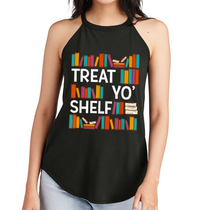 Funny Reading Book Lover Reader Librarian Nerdy Pun Women's Perfect Tri Rocker Tank