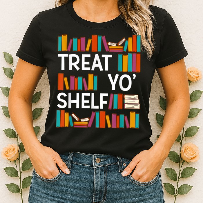 Funny Reading Book Lover Reader Librarian Nerdy Pun Womens T-Shirt