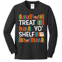 Funny Reading Book Lover Reader Librarian Nerdy Pun Kids Long Sleeve Shirt