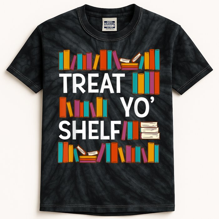 Funny Reading Book Lover Reader Librarian Nerdy Pun Kids Tie-Dye T-Shirt