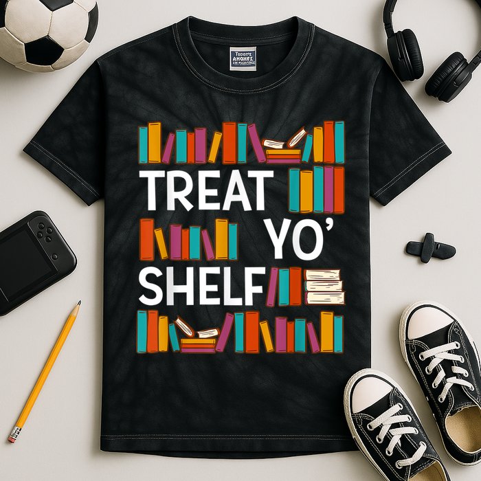 Funny Reading Book Lover Reader Librarian Nerdy Pun Kids Tie-Dye T-Shirt