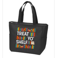 Funny Reading Book Lover Reader Librarian Nerdy Pun Zip Tote Bag