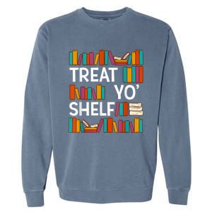 Funny Reading Book Lover Reader Librarian Nerdy Pun Garment-Dyed Sweatshirt