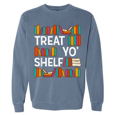 Funny Reading Book Lover Reader Librarian Nerdy Pun Garment-Dyed Sweatshirt