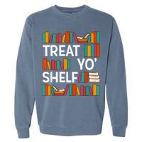 Funny Reading Book Lover Reader Librarian Nerdy Pun Garment-Dyed Sweatshirt