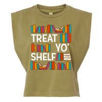 Funny Reading Book Lover Reader Librarian Nerdy Pun Garment-Dyed Women's Muscle Tee