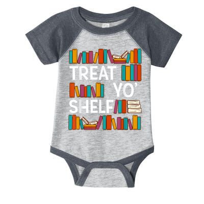 Funny Reading Book Lover Reader Librarian Nerdy Pun Infant Baby Jersey Bodysuit