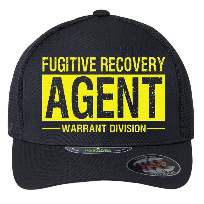 Fugitive Recovery Bail Agent Halloween Costume Flexfit Unipanel Trucker Cap