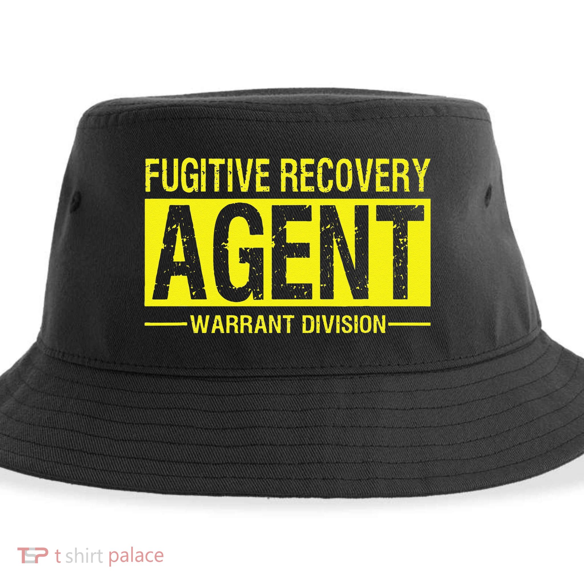 Fugitive Recovery Bail Agent Halloween Costume Sustainable Bucket Hat