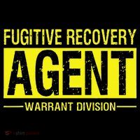 Fugitive Recovery Bail Agent Halloween Costume 7-Panel Snapback Hat