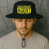 Fugitive Recovery Bail Agent Halloween Costume Bucket Hat