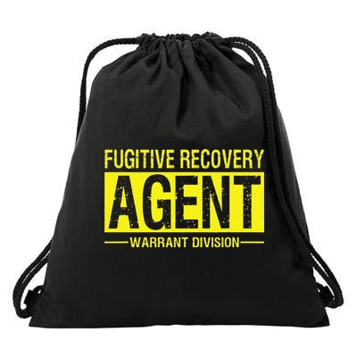 Fugitive Recovery Bail Agent Halloween Costume Drawstring Bag