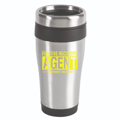 Fugitive Recovery Bail Agent Halloween Costume 16oz Travel Tumbler