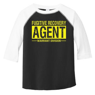 Fugitive Recovery Bail Agent Halloween Costume Toddler Fine Jersey T-Shirt