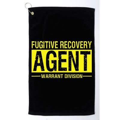 Fugitive Recovery Bail Agent Halloween Costume Golf Towel