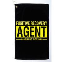Fugitive Recovery Bail Agent Halloween Costume Golf Towel