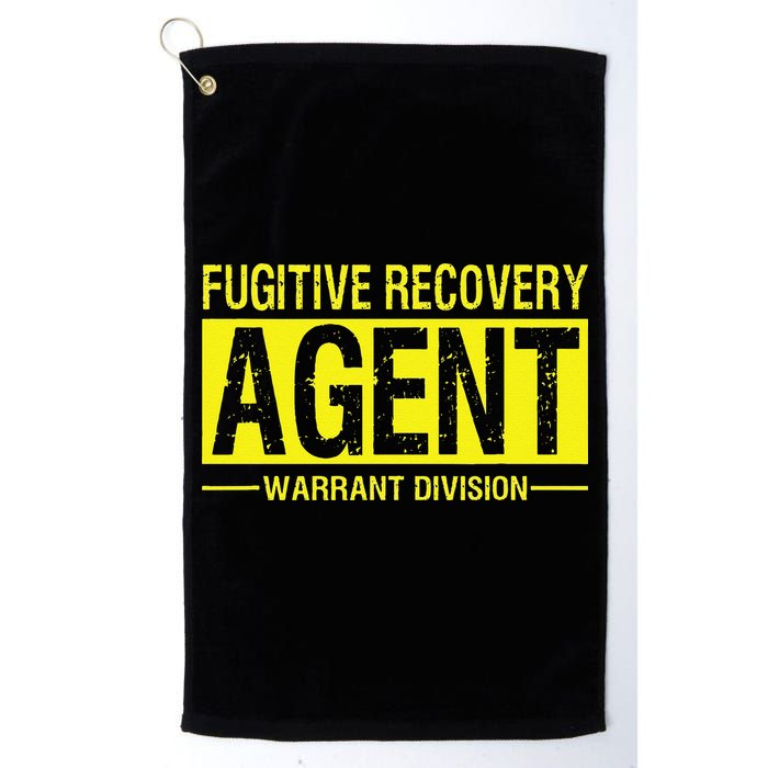 Fugitive Recovery Bail Agent Halloween Costume Golf Towel