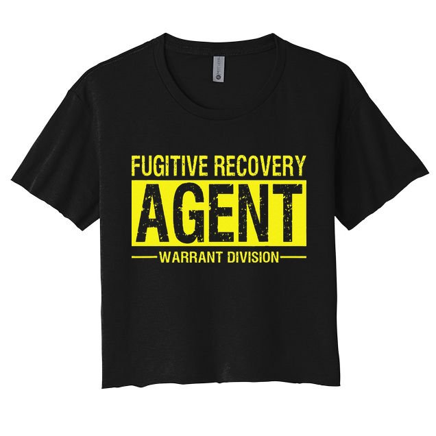 Fugitive Recovery Bail Agent Halloween Costume Crop Top