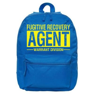 Fugitive Recovery Bail Agent Halloween Costume 16 in Basic Backpack