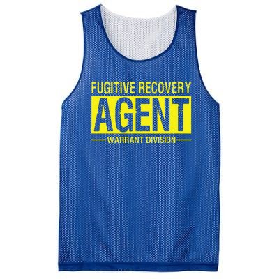 Fugitive Recovery Bail Agent Halloween Costume Mesh Reversible Basketball Jersey Tank