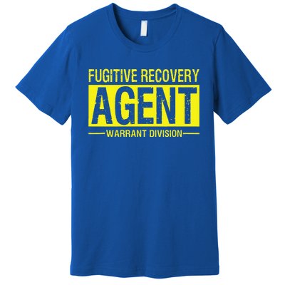 Fugitive Recovery Bail Agent Halloween Costume Premium T-Shirt