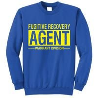Fugitive Recovery Bail Agent Halloween Costume Tall Sweatshirt