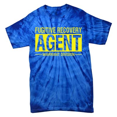 Fugitive Recovery Bail Agent Halloween Costume Tie-Dye T-Shirt