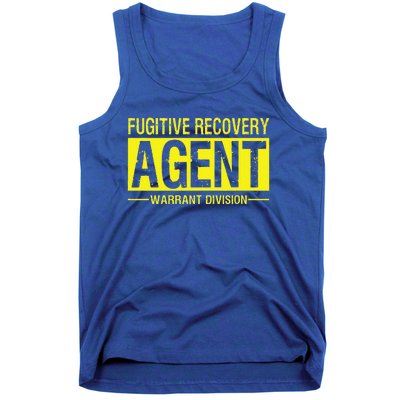 Fugitive Recovery Bail Agent Halloween Costume Tank Top