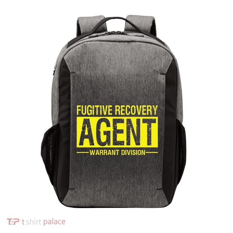 Fugitive Recovery Bail Agent Halloween Costume Vector Backpack
