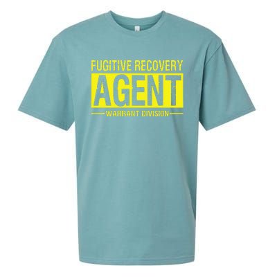 Fugitive Recovery Bail Agent Halloween Costume Sueded Cloud Jersey T-Shirt