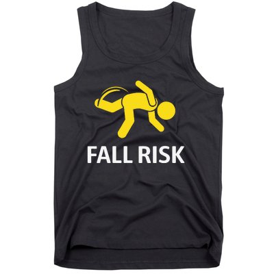 Fall Risk Balance Issues Funny Fall Risk Tank Top