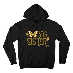 Funny Retro Big Sister Gift Present For Girl Teenager Hoodie