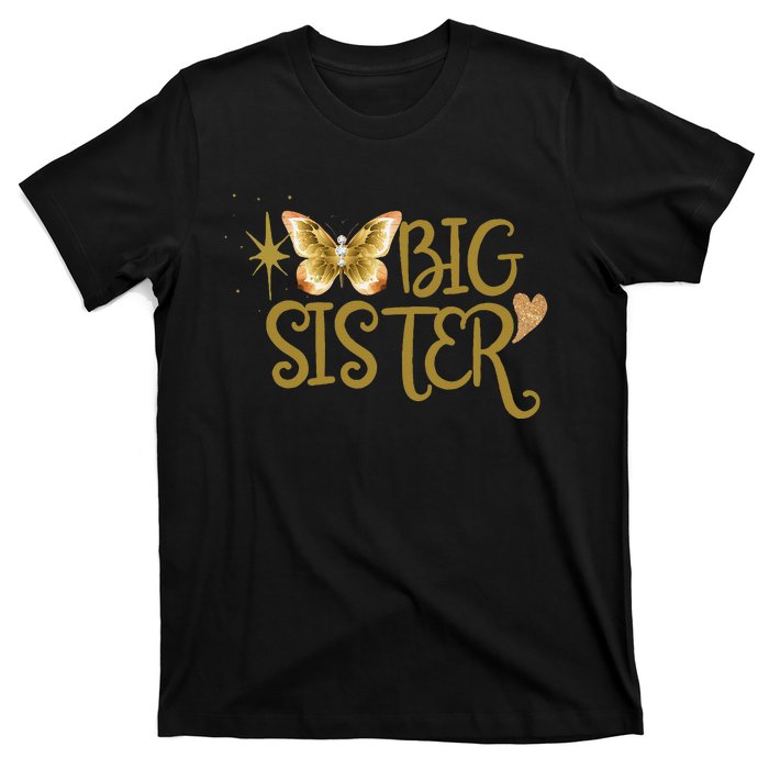 Funny Retro Big Sister Gift Present For Girl Teenager T-Shirt