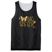 Funny Retro Big Sister Gift Present For Girl Teenager Mesh Reversible Basketball Jersey Tank