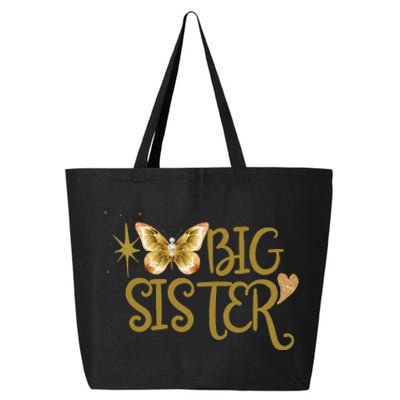 Funny Retro Big Sister Gift Present For Girl Teenager 25L Jumbo Tote