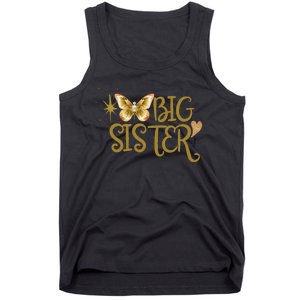 Funny Retro Big Sister Gift Present For Girl Teenager Tank Top