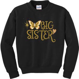 Funny Retro Big Sister Gift Present For Girl Teenager Kids Sweatshirt